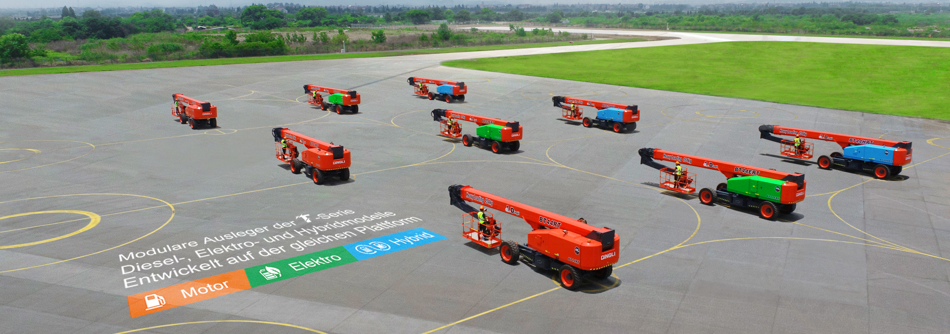 Modulare Auslegerserie