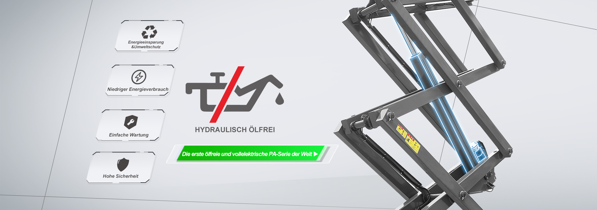 Ölfrei und rein elektrisch